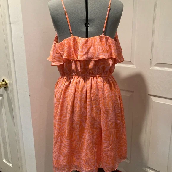 Lilly Pulitzer for Target Orange Mini Dress- Perfect Summer Dress - Picture 2 of 4